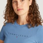 T-shirt Tommy Hilfiger Jeans TJW TONAL LINEA Indigo - Foto 2