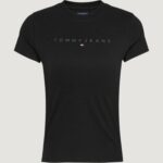 T-shirt Tommy Hilfiger Jeans TJW TONAL LINEA Nero - Foto 2