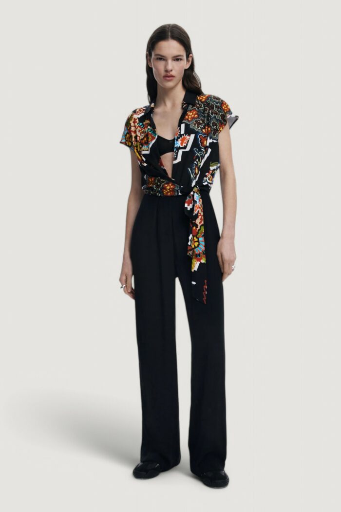 Tutina Desigual JUMPSUIT_PAISLEY_LACROIX Nero