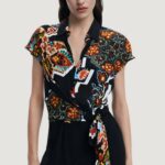 Tutina Desigual JUMPSUIT_PAISLEY_LACROIX Nero - Foto 2