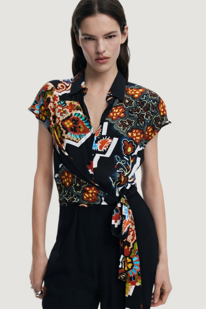 Tutina Desigual JUMPSUIT_PAISLEY_LACROIX Nero