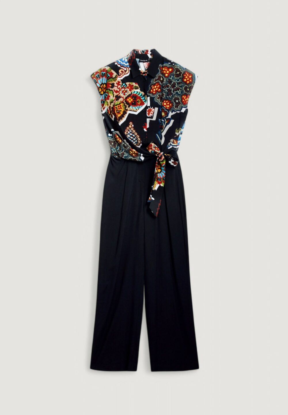 Tutina Desigual JUMPSUIT_PAISLEY_LACROIX Nero - Foto 5