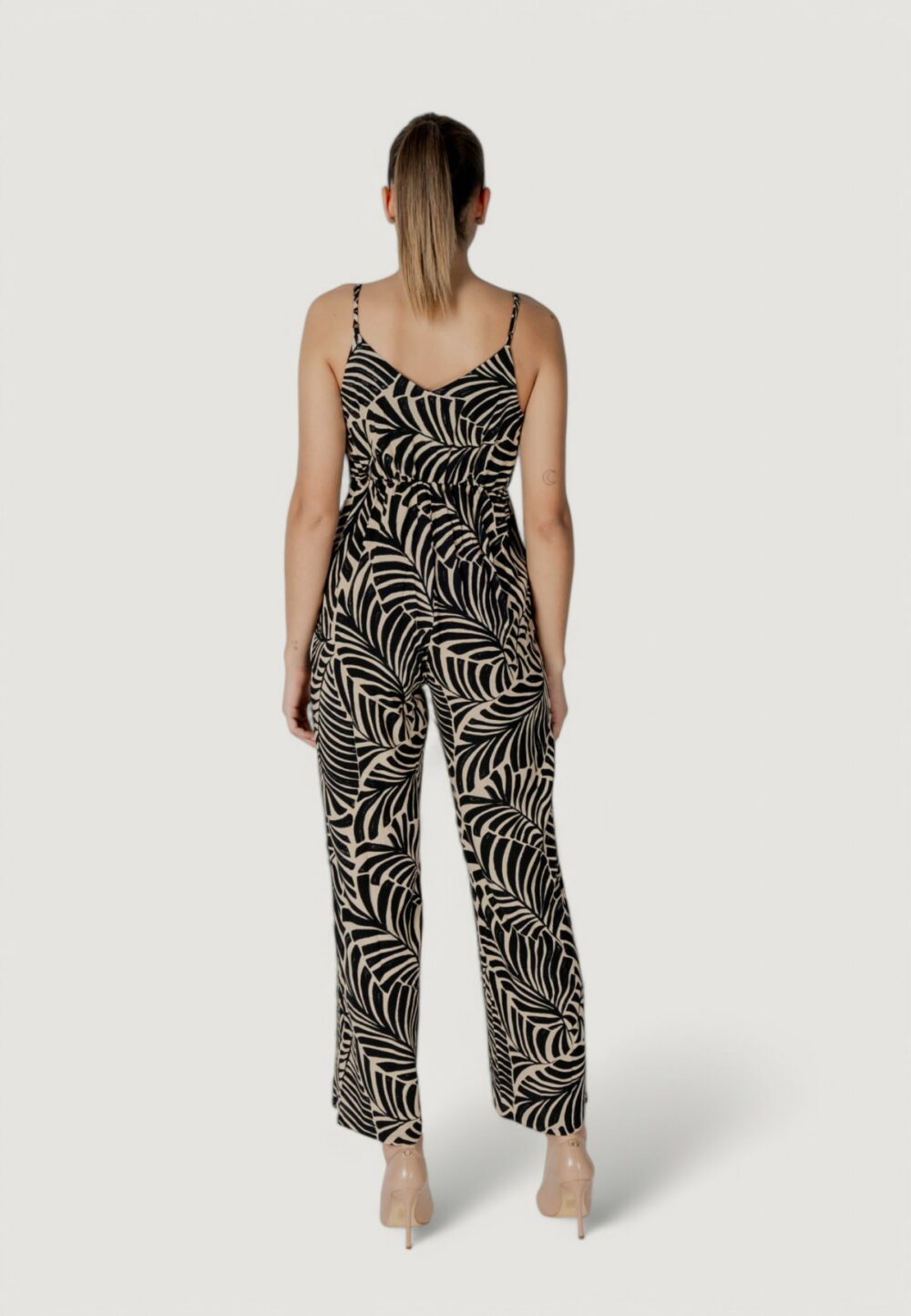 Tutina Only Onlnova Life Vis Emza Jumpsuit Aop Nero - Foto 4