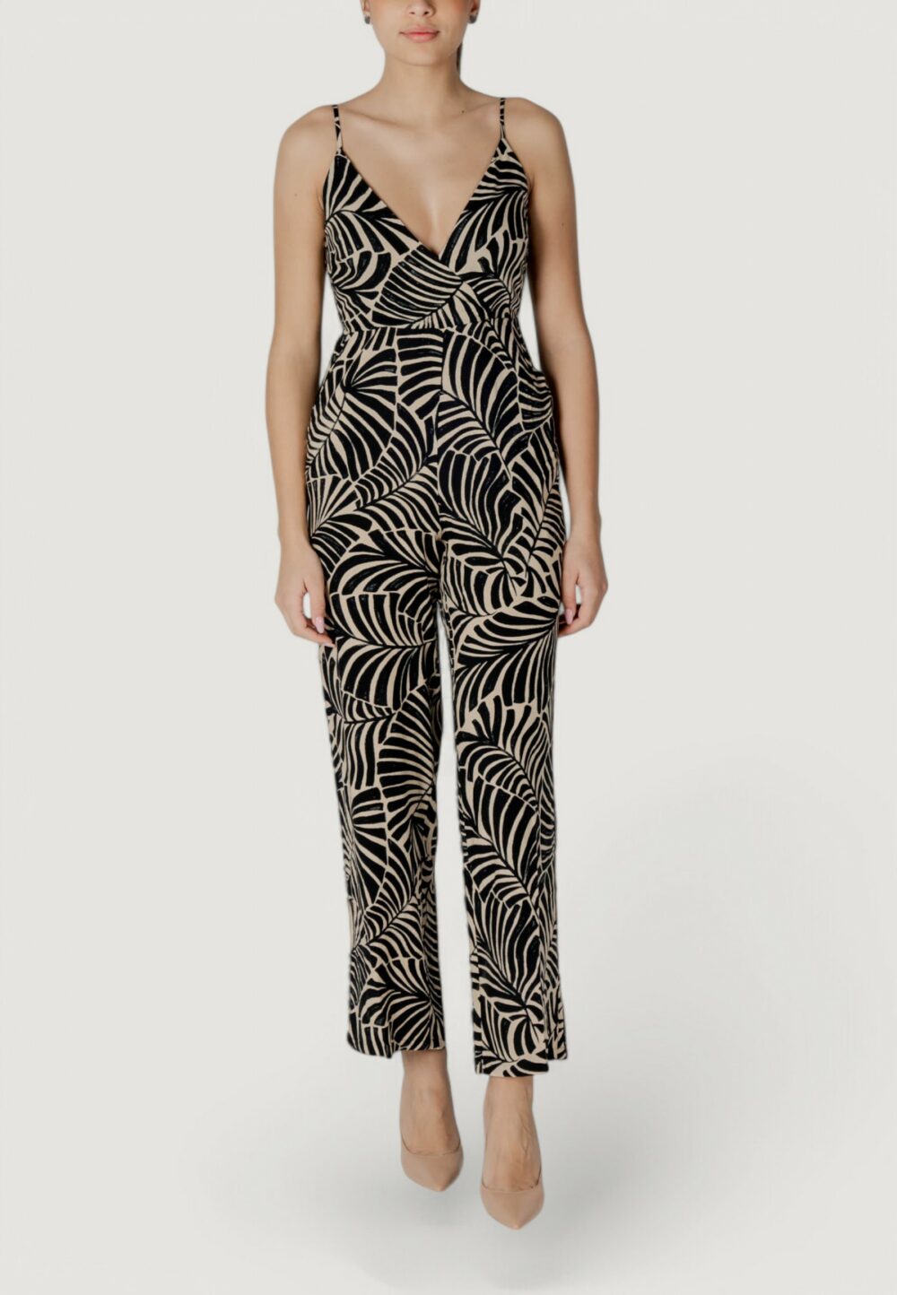 Tutina Only Onlnova Life Vis Emza Jumpsuit Aop Nero - Foto 5