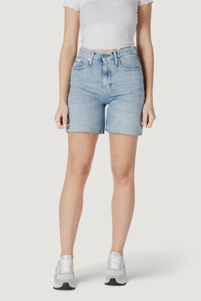 Bermuda Calvin Klein BERMUDA SHORT Denim chiaro