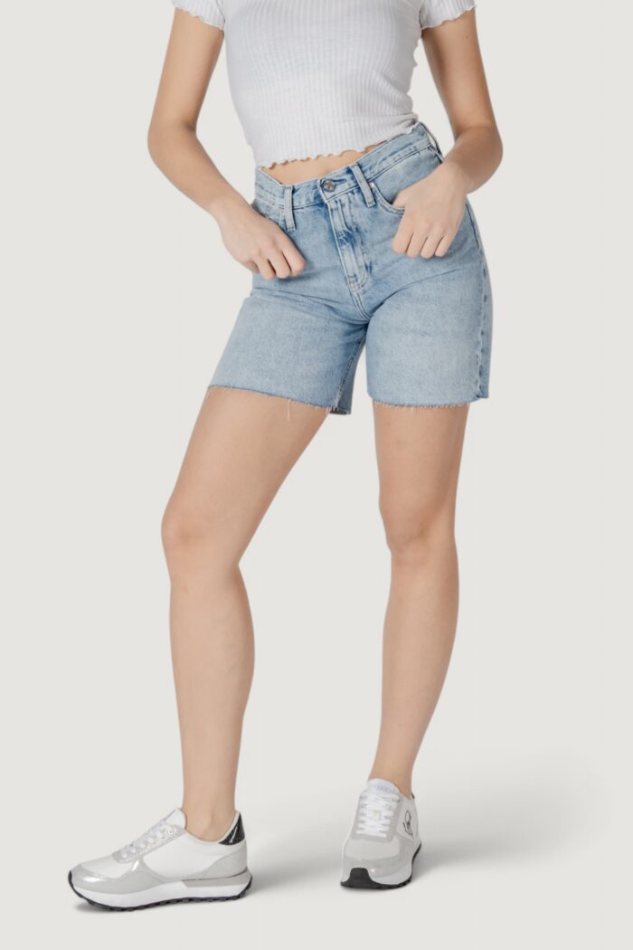 Bermuda Calvin Klein BERMUDA SHORT Denim chiaro