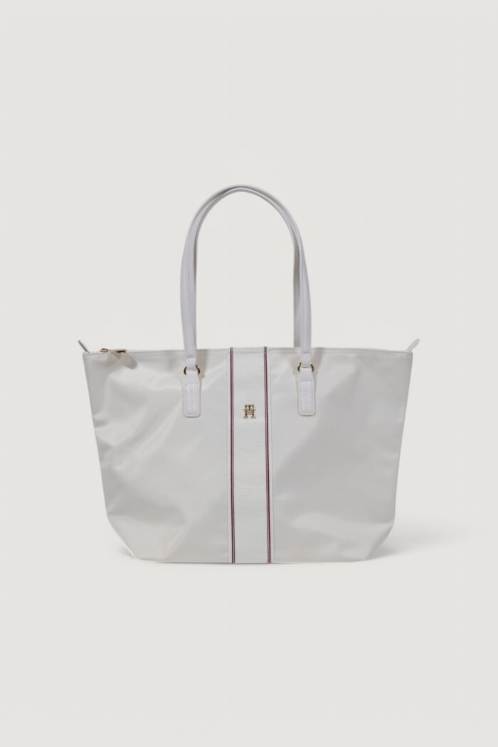 Borsa Tommy Hilfiger POPPY TOTE CORP Bianco – AW0AW17205