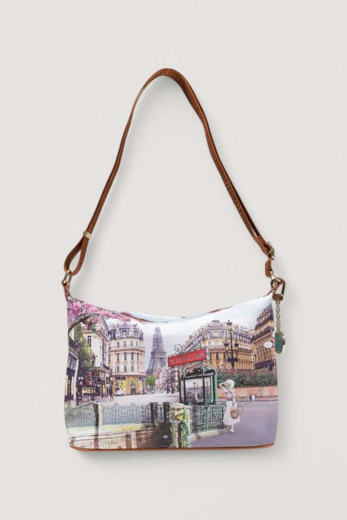 Borsa Y Not? HOBO EASY LARGE Beige scuro