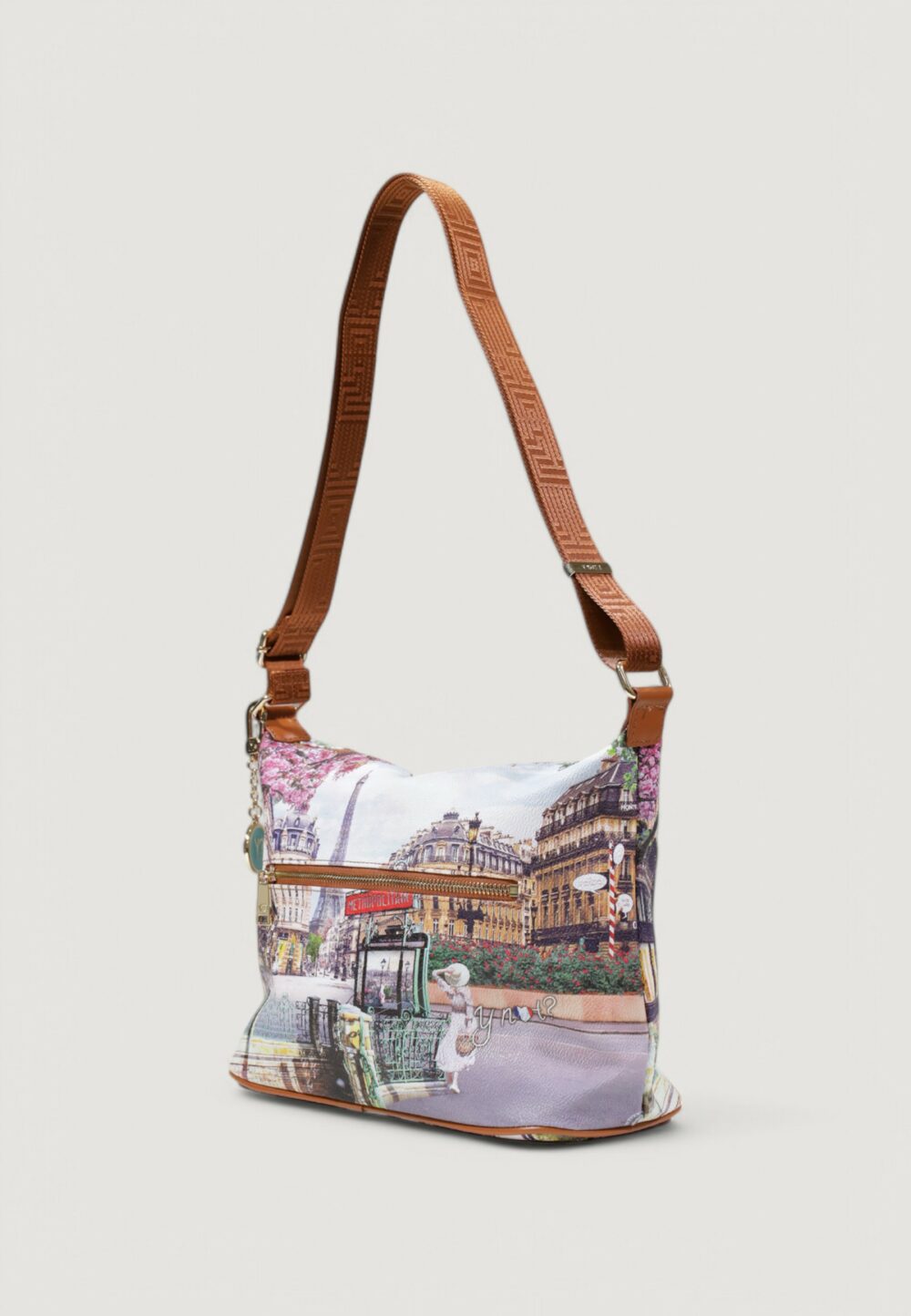 Borsa Y Not? HOBO EASY LARGE Beige scuro - Foto 2