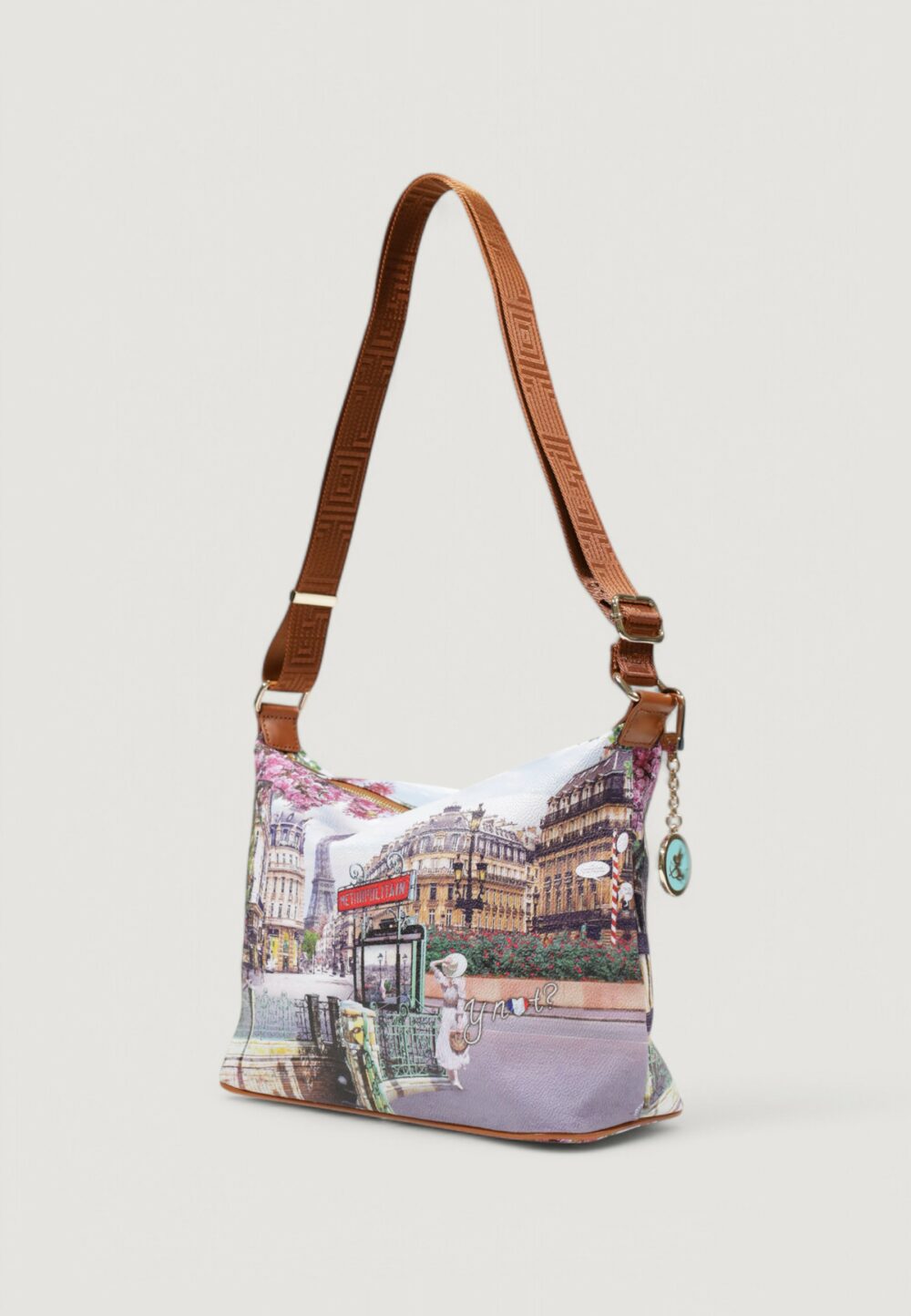 Borsa Y Not? HOBO EASY LARGE Beige scuro - Foto 3