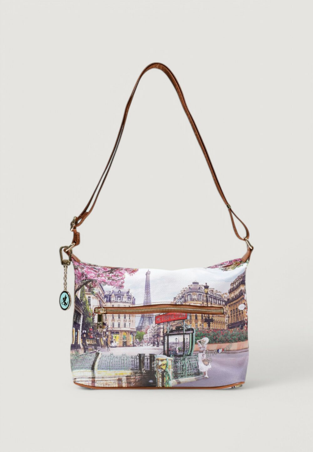 Borsa Y Not? HOBO EASY LARGE Beige scuro - Foto 4