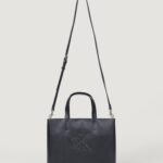 Borsa Calvin Klein Jeans SCULPTED MINI EW TOTE Nero - Foto 1