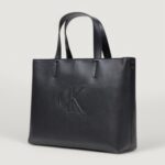 Borsa Calvin Klein Jeans SCULPTED MINI EW TOTE Nero - Foto 3