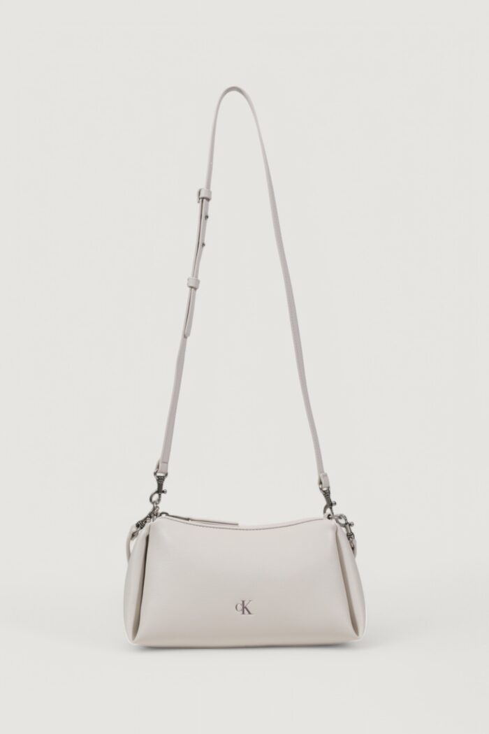 Borsa Calvin Klein DROP SMALL SHOULDER Panna