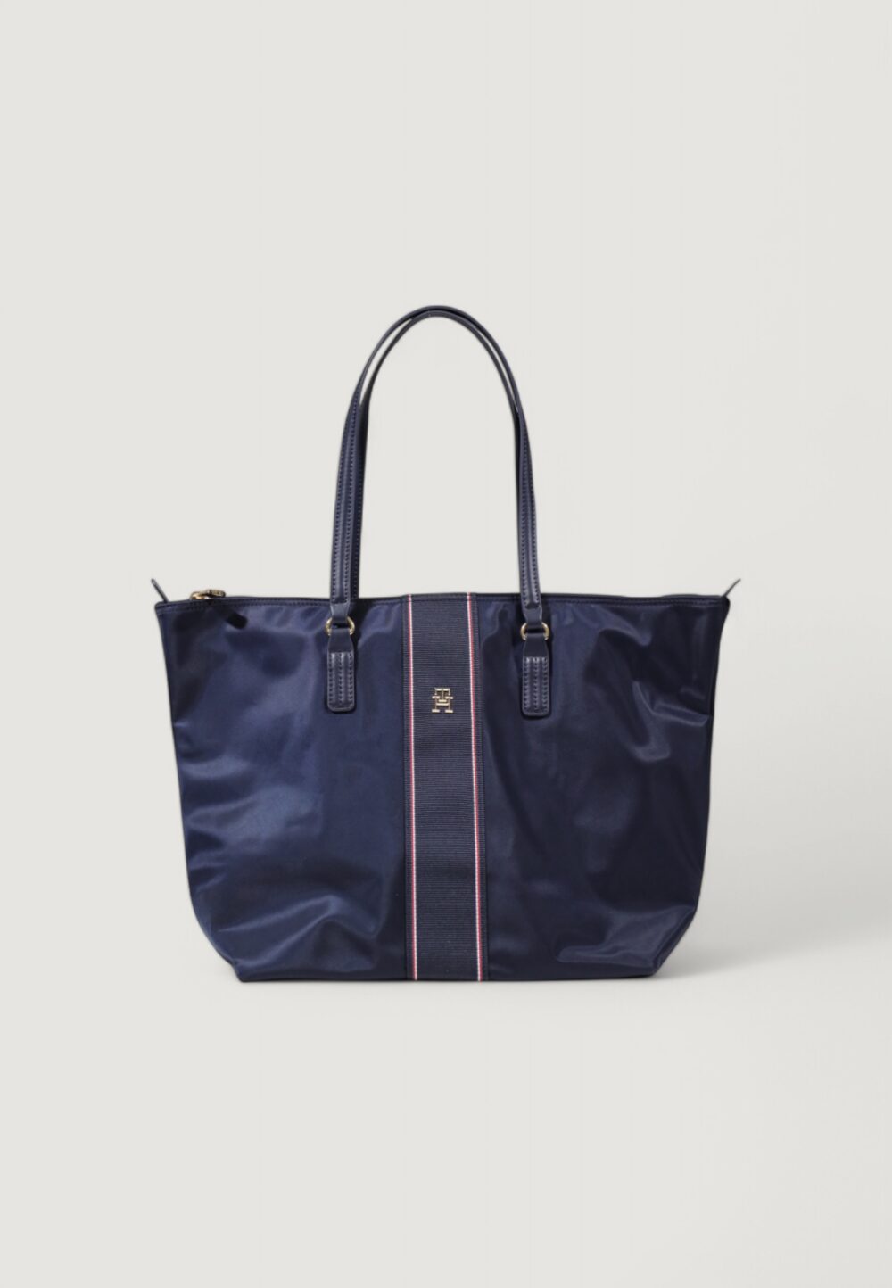 Borsa Tommy Hilfiger POPPY SMALL TOTE CORP Blu - Foto 2