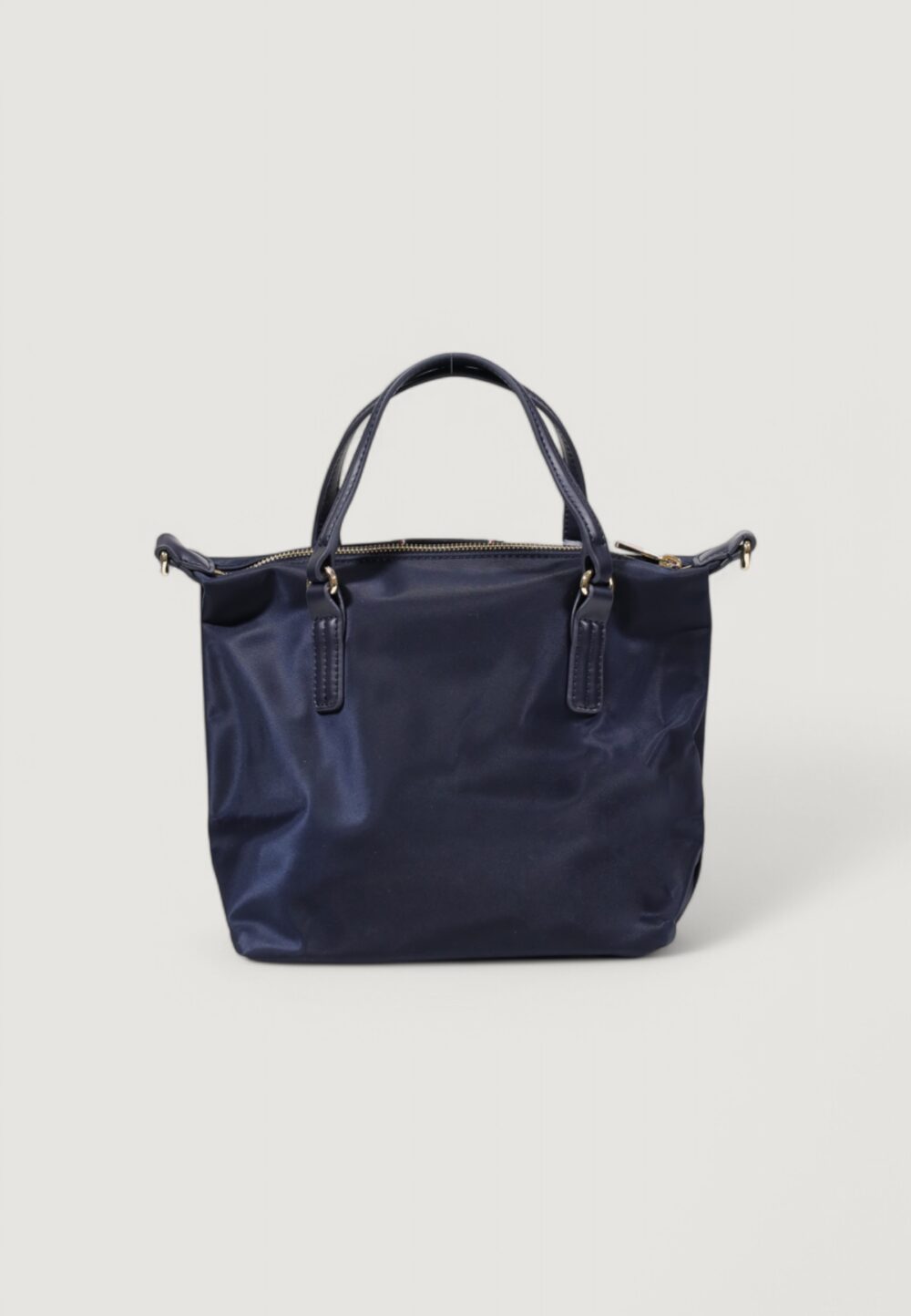 Borsa Tommy Hilfiger POPPY SMALL TOTE CORP Blu - Foto 5