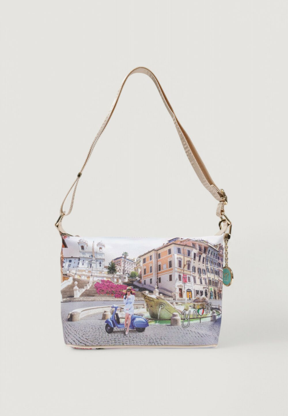 Borsa Y Not? HOBO EASY SMALL Avorio - Foto 1