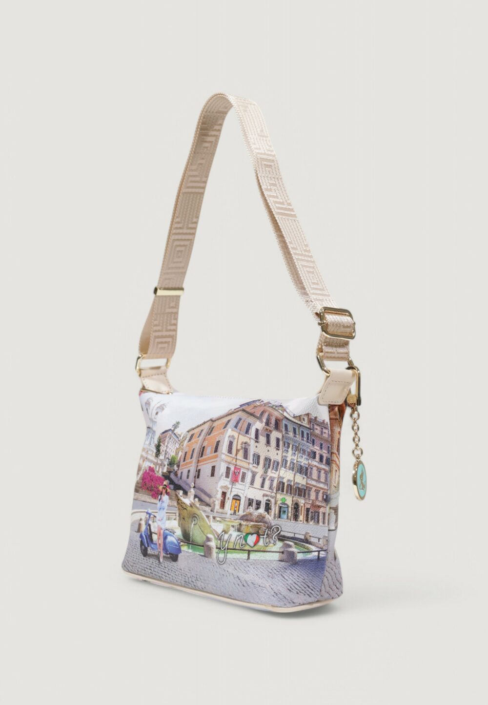 Borsa Y Not? HOBO EASY SMALL Avorio - Foto 2