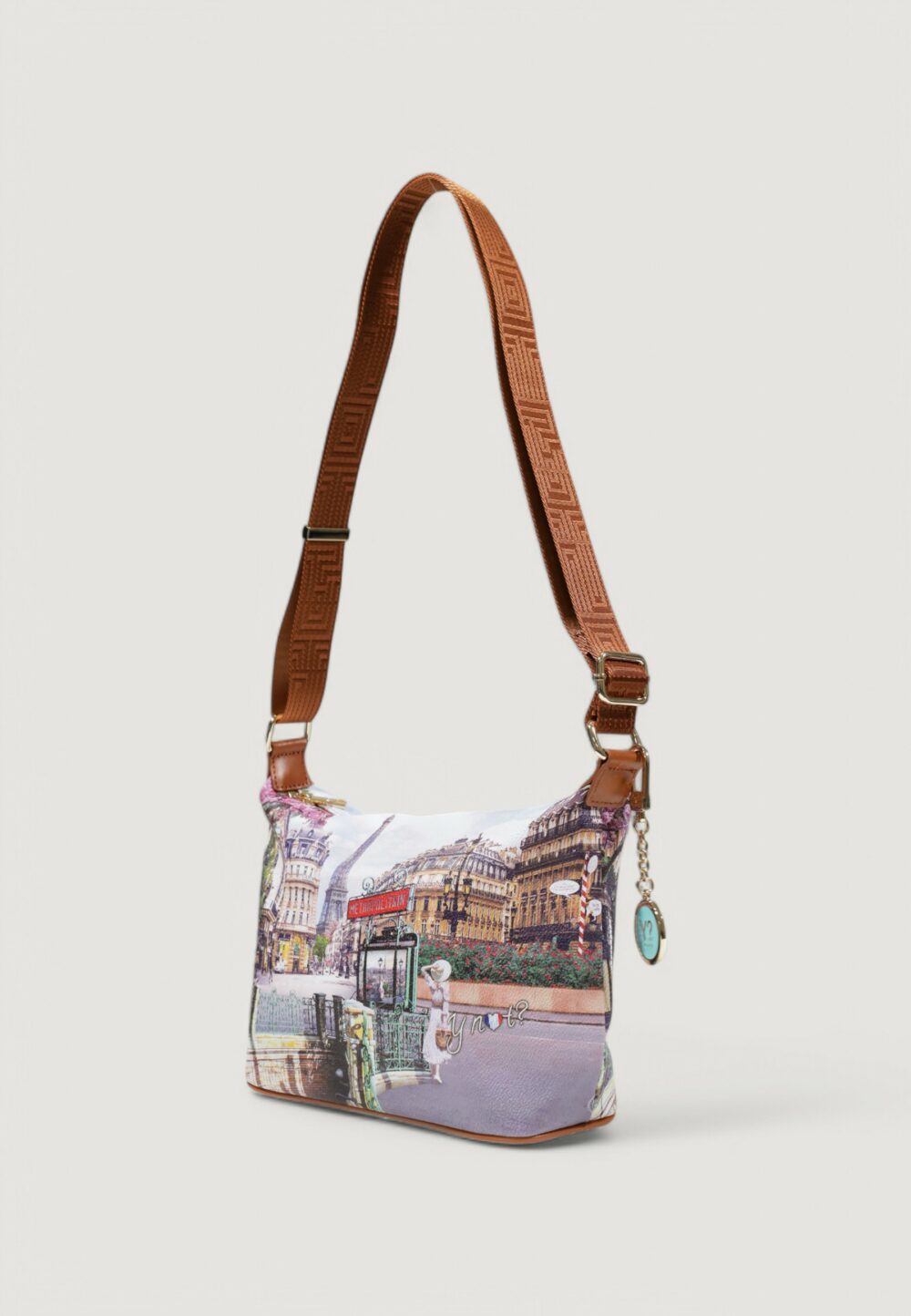 Borsa Y Not? HOBO EASY SMALL Beige scuro - Foto 2