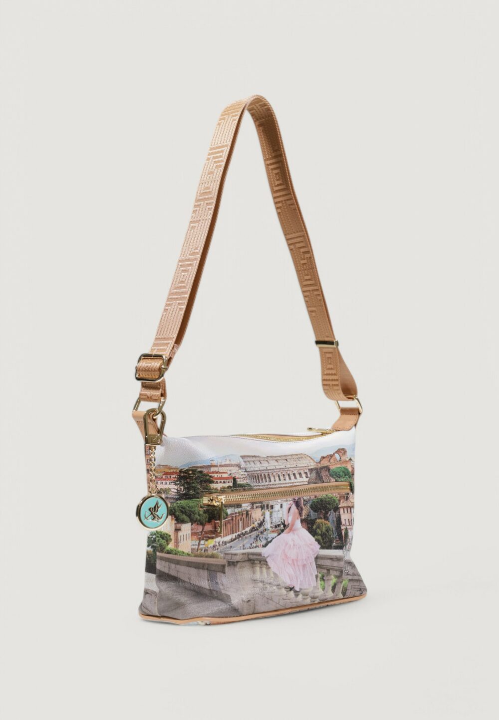 Borsa Y Not? HOBO EASY SMALL Beige chiaro - Foto 4