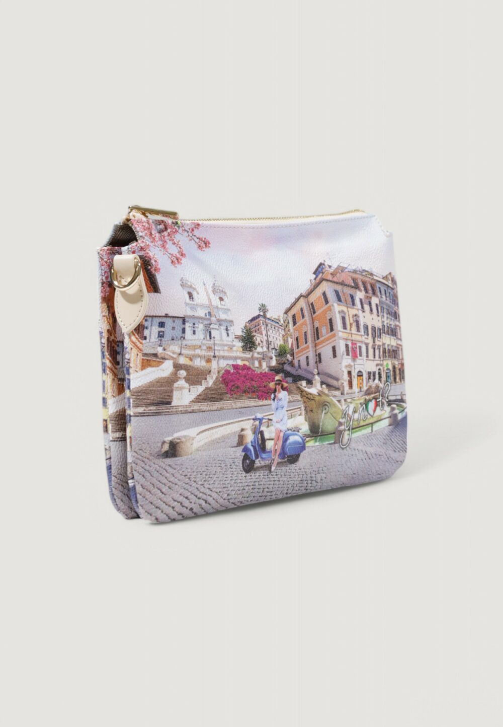 Borsa Y Not? SHOULDER 2 COMPARTMENT Avorio - Foto 3