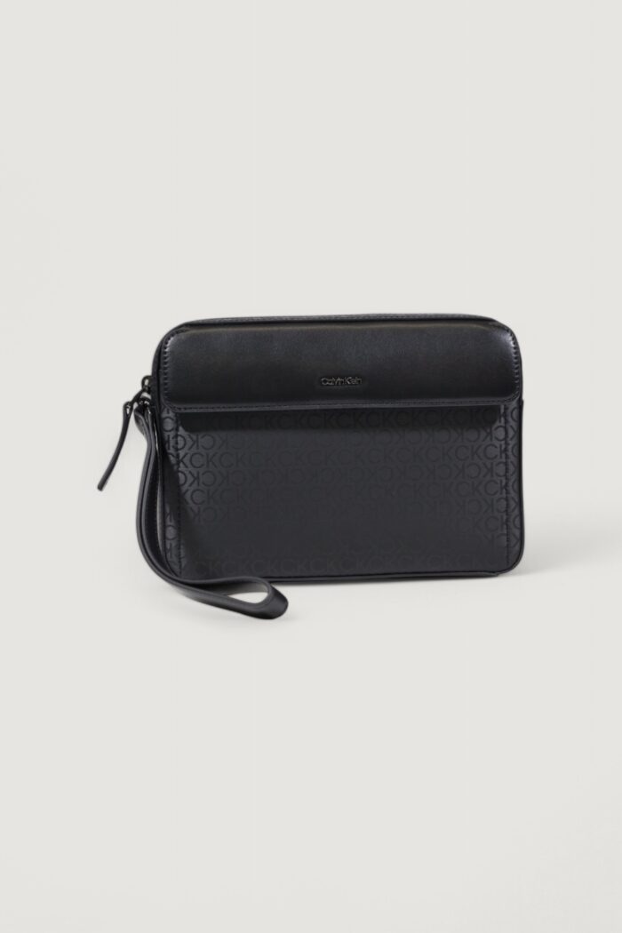 Borsa Calvin Klein CK SLEEK POUCH MONO Nero