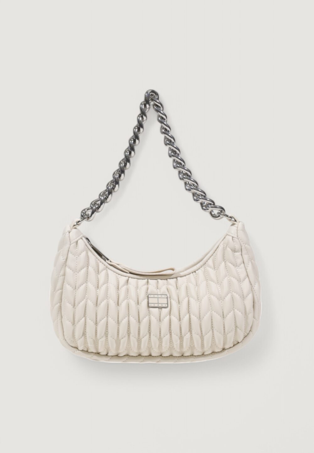 Borsa Tommy Hilfiger Jeans TJW ICONIC SHOULDER QUILTED Beige - Foto 1