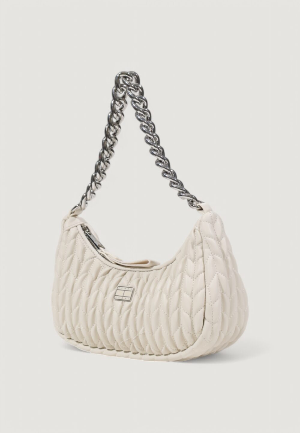 Borsa Tommy Hilfiger Jeans TJW ICONIC SHOULDER QUILTED Beige - Foto 2