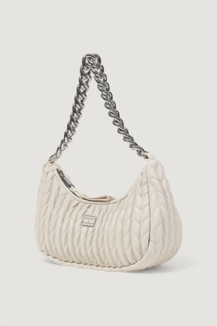 Borsa Tommy Hilfiger TJW ICONIC SHOULDER QUILTED Beige