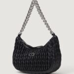 Borsa Tommy Hilfiger Jeans TJW ICONIC SHOULDER QUILTED Nero - Foto 2