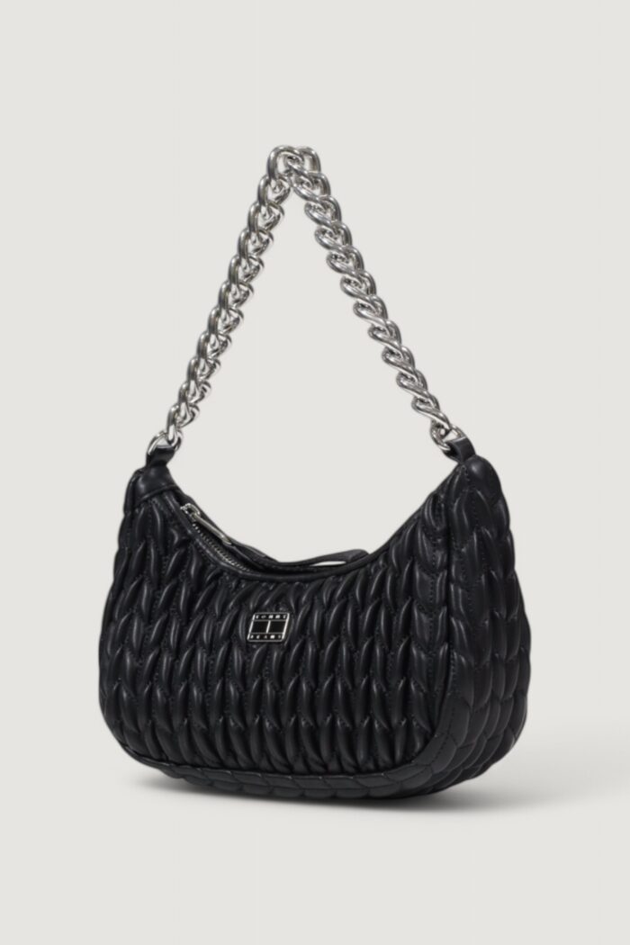 Borsa Tommy Hilfiger TJW ICONIC SHOULDER QUILTED Nero