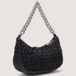 Borsa Tommy Hilfiger Jeans TJW ICONIC SHOULDER QUILTED Nero - Foto 4