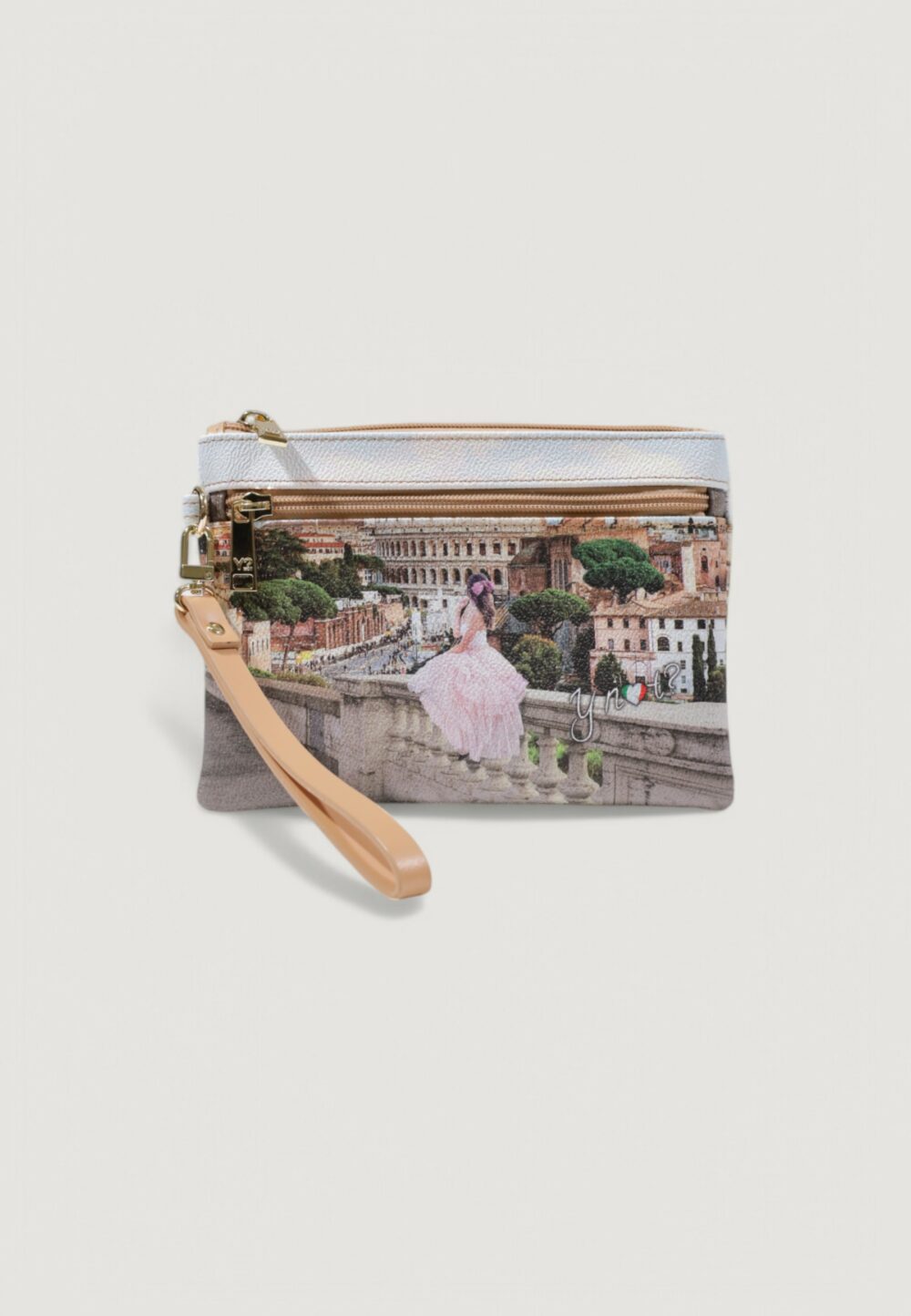 Borsa Y Not? POCKET WITH HANDLE SMALL Beige chiaro - Foto 1