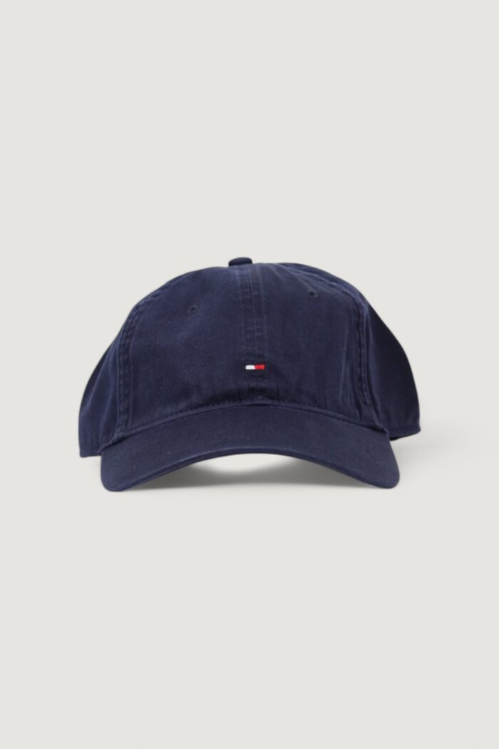 Cappello con visiera Tommy Hilfiger TH FLAG SOFT 6 PANEL CAP Blu