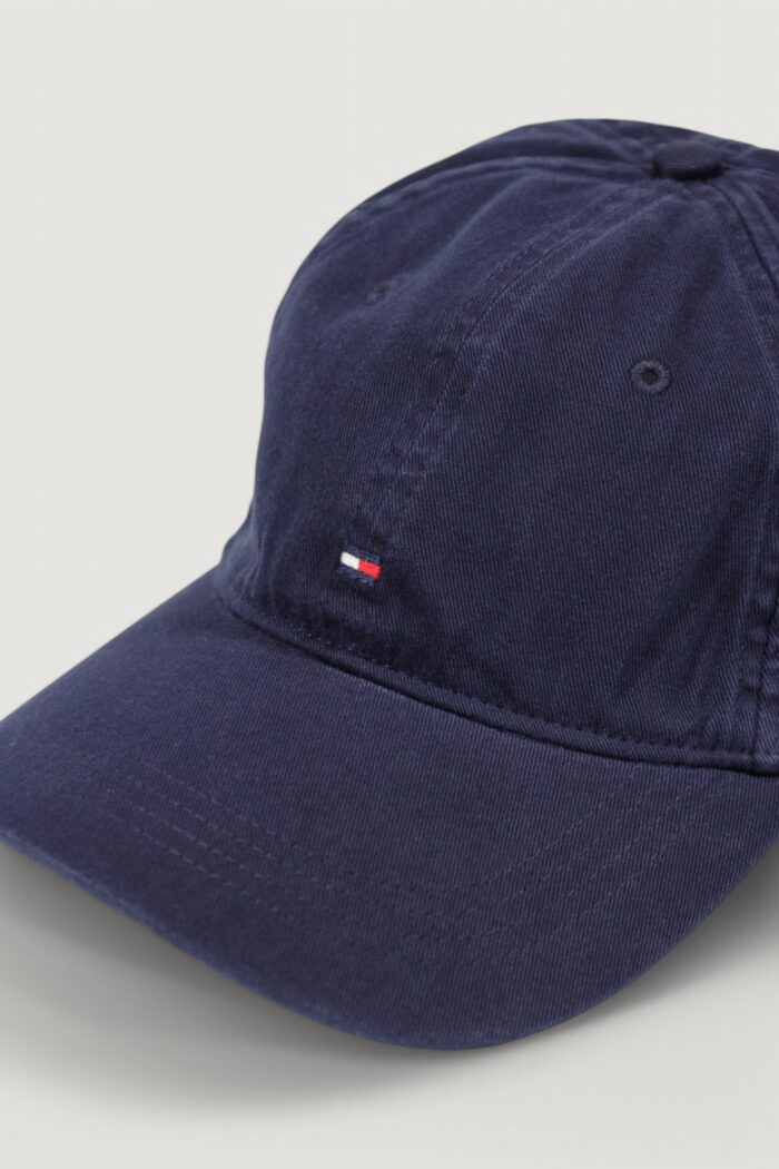 Cappello con visiera Tommy Hilfiger TH FLAG SOFT 6 PANEL CAP Blu