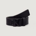 Cinta Calvin Klein Jeans ROUND MONO PLAQUE LTHR 35MM Antracite - Foto 1