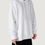 Felpa con cappuccio Calvin Klein Jeans Typeface Graphic Hoodie Bianco - Foto 3