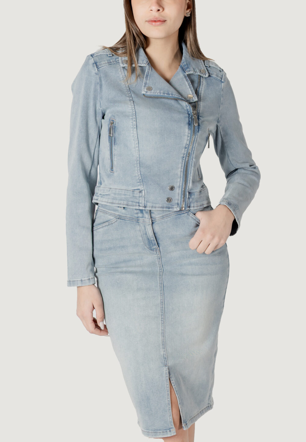 Giacchetto Morgan De Toi  Denim chiaro - Foto 1
