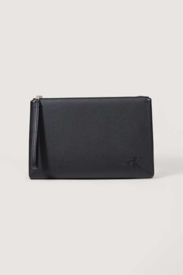 Pochette e beauty Calvin Klein SCULPTED IMPRESSION POUCH PU Nero