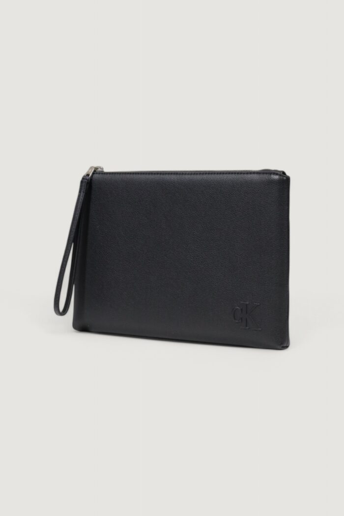 Pochette e beauty Calvin Klein SCULPTED IMPRESSION POUCH PU Nero