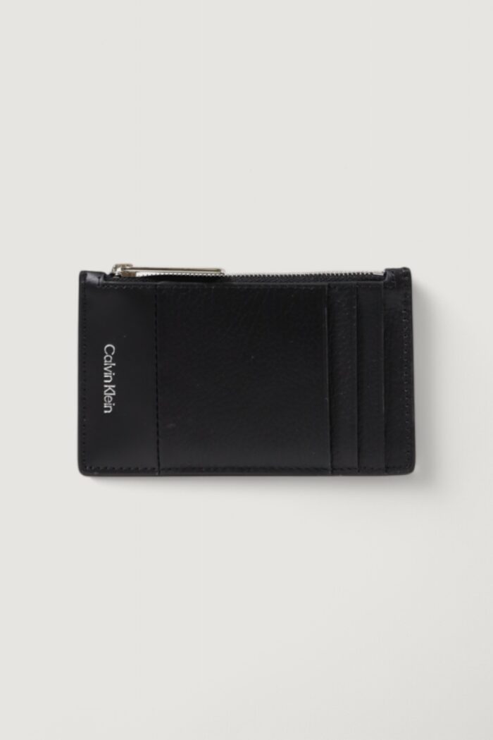 Portacarte Calvin Klein SUBTLE MIX N/S CARDHOLDER 6CC Nero