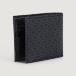 Portafoglio con portamonete Calvin Klein CLASSIC MONO TRIFOLD 10CC W/COIN Nero - Foto 4