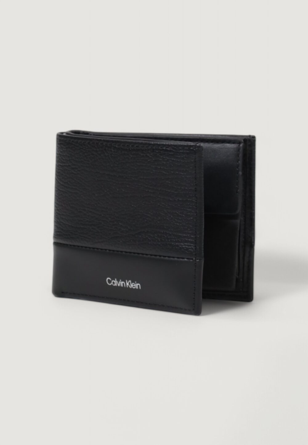 Portafoglio con portamonete Calvin Klein SUBTLE MIX BIFOLD 5CC W/COIN Nero - Foto 2