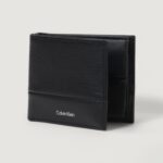 Portafoglio con portamonete Calvin Klein SUBTLE MIX BIFOLD 5CC W/COIN Nero - Foto 2