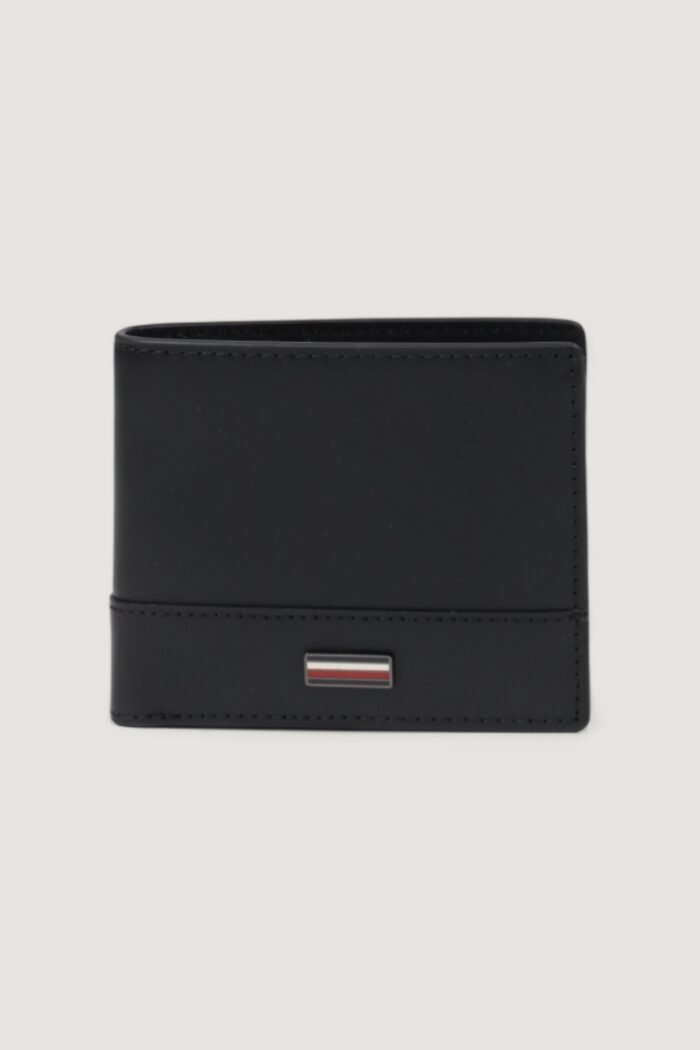 Portafoglio senza portamonete Tommy Hilfiger TH CORP MINI CC WALLET Nero