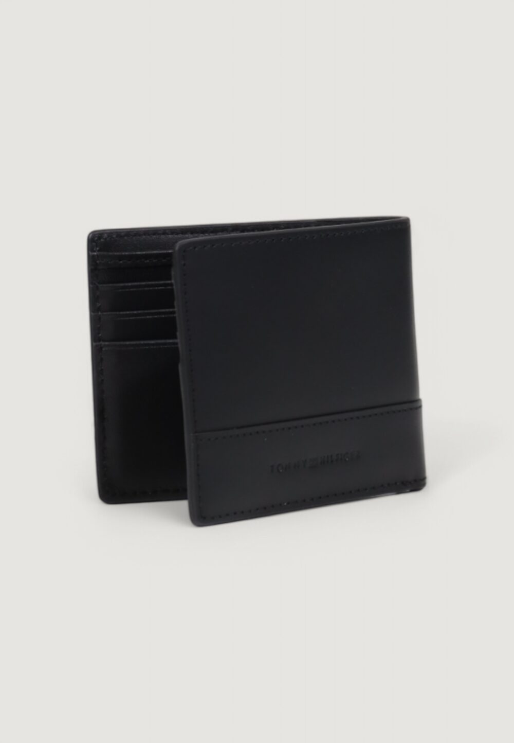 Portafoglio senza portamonete Tommy Hilfiger TH CORP MINI CC WALLET Nero - Foto 4