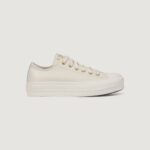 Sneakers Converse CHUCK TAYLOR ALL STAR LIFT Bianco - Oro - Foto 1