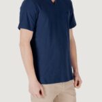 T-shirt Antony Morato REGULAR FIT WITH EMBROIDERED LOGO Blu - Foto 3