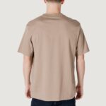 T-shirt Calvin Klein Jeans NYC STAMP GRAPHIC TE Beige - Foto 4