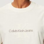 T-shirt Calvin Klein Jeans CHENILLE MONOLOGO TE Beige chiaro - Foto 2